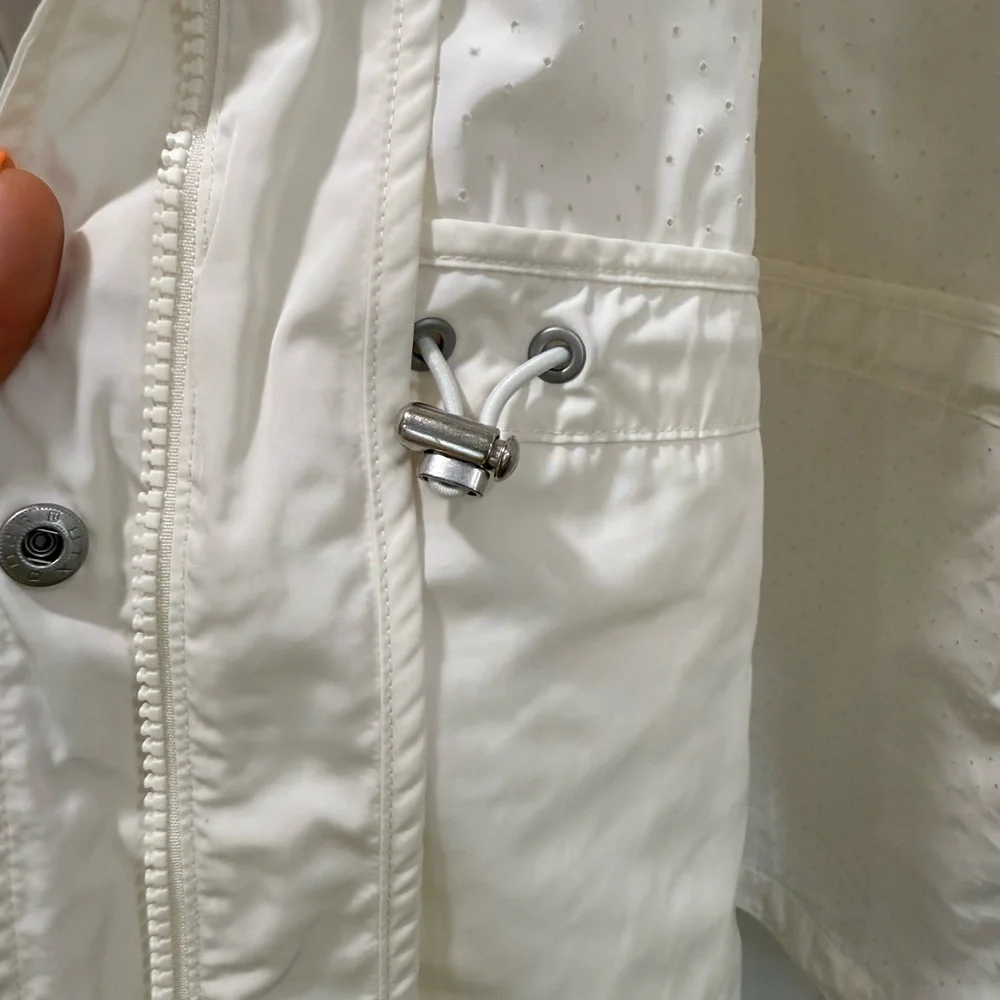 Athleta White Aerate Jacket Lightweight Casual Wear - Picture 14 of 16